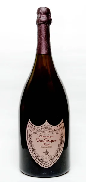 Degustazione Dom Perignon Champagne Vintage Rosa Immagini Stock Royalty Free
