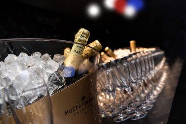 Fransa ve Paris Moet Chandon şampanya tatma etkinliği