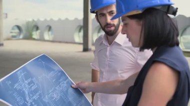 erkek ve kadın ile blueprint