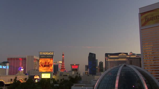 Las Vegas au coucher du soleil — Video