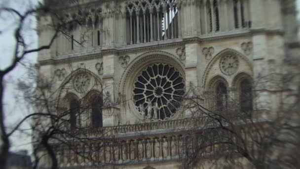 Notre Dame w Paryżu — Wideo stockowe