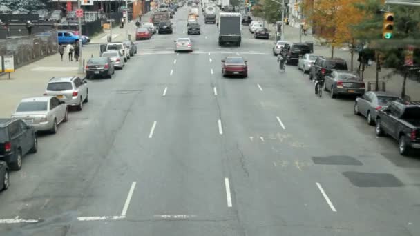 Verkeer in new york — Stockvideo