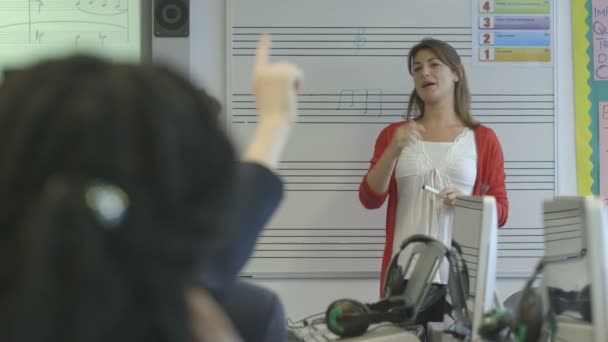 Professeur de musique enseignant aux enfants 