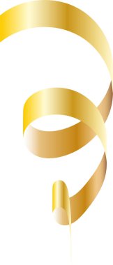 Altın Yılan. Beyaz bir arka planda yılan. Vektör