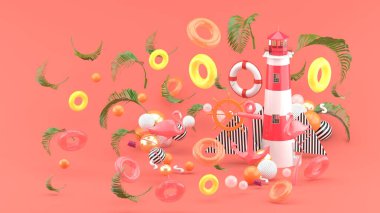 Pembe çapa, flamingo ve aydınlık