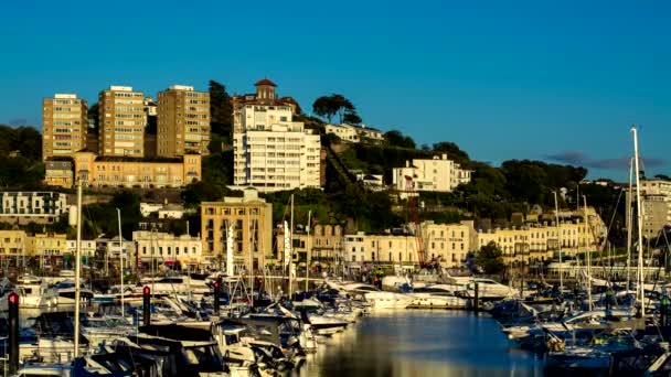 Time Lapse Torquay Harbour Devon England — Stockvideo