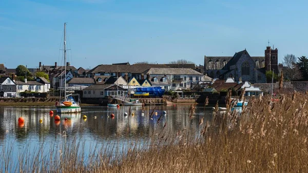 Barcos River Exe Topsham Exeter Devon Inglaterra — Foto de Stock