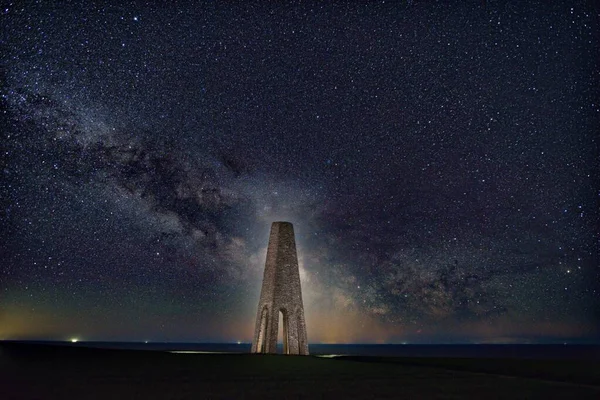 Melkweg Daymark Devon Engeland Europa — Stockfoto