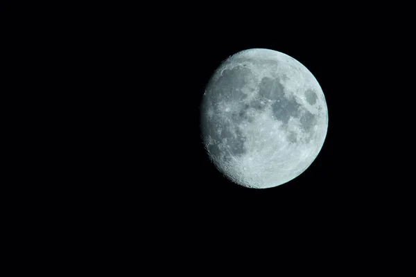 Luna Llena Cielo Negro —  Fotos de Stock