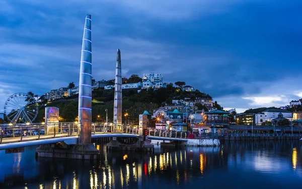 Bridge Torquay Marina Torquay Devon England Europe — ストック写真