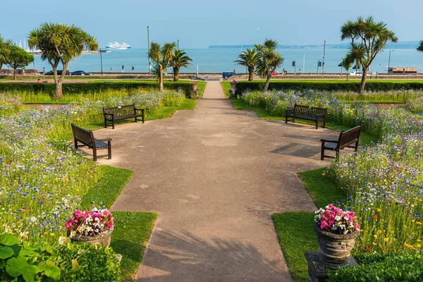 Abbey Park Garden Torquay Devon England Europe — Stock fotografie