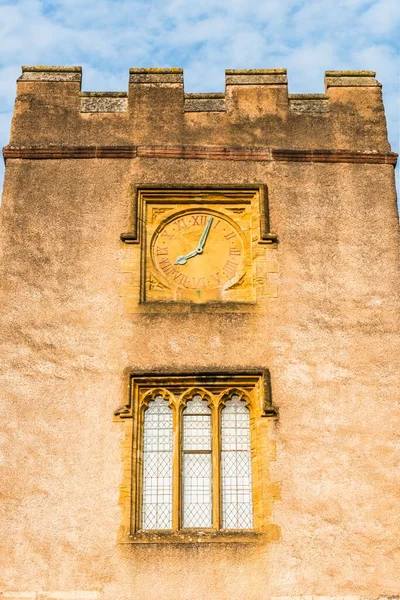 Clock Castle Tower Torre Abbey Torquay Devon England Europe — 图库照片