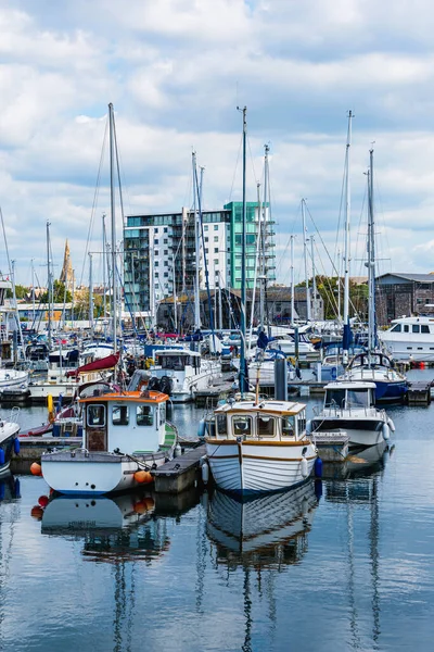 Sutton Harbour Plymouth Devon England Europe — 스톡 사진