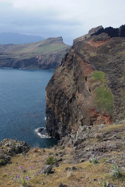 Der Weg zum Kap Ponta de Sao Lourenco, Madeira, Portugal, Europa — Stockfoto