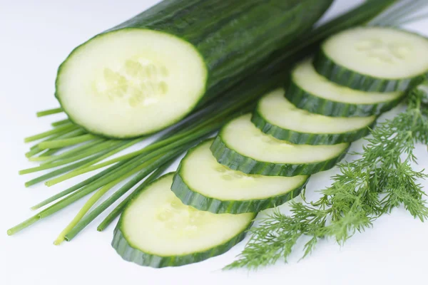 Cucumber, vegetables, green-stuff — Stock Photo, Image