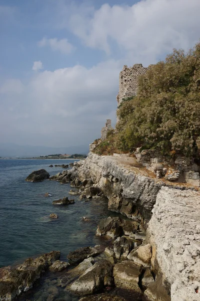 城堡的 Lycourgos Logothetes pythagorio 5，萨摩斯，希腊，欧洲欧盟 — 图库照片