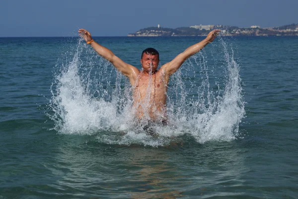 Plezier in het water — Stockfoto