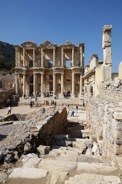 Celsus, 에페소스, 터키, 유럽의 도서관 — 스톡 사진