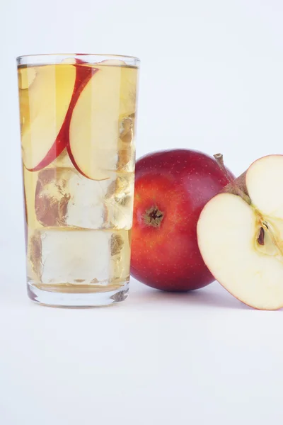 Jablečný džus, ovoce — Stock fotografie