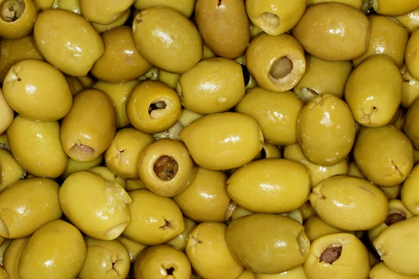 Зелені оливки, маслини — стокове фото