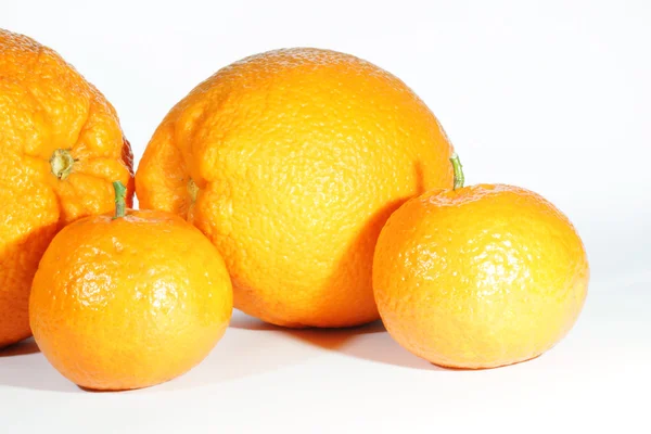 Blanda frukt - apelsiner, Mandarin — Stockfoto