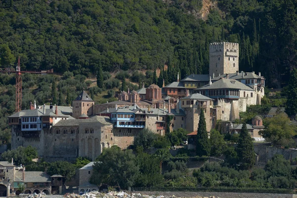 Monasterio de Docheiariou, Monte Athos, Athos, Halkidiki, Grecia — Foto de Stock