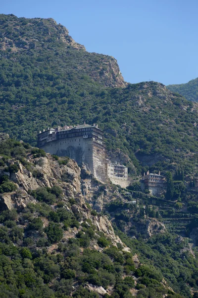 Monasterio de Simonopetra, Monte Athos, Athos, Halkidiki, Grecia — Foto de Stock