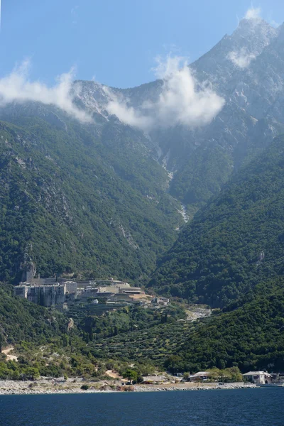 哈尔基迪基，希腊修道院，阿索斯山，阿陀斯山 — 图库照片