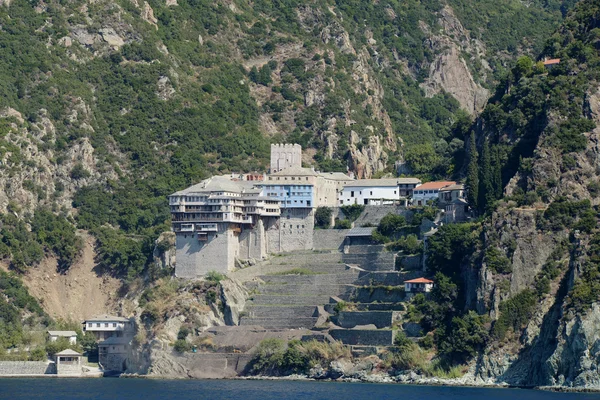 Monasterio, Monte Athos, Athos, Halkidiki, Grecia — Foto de Stock