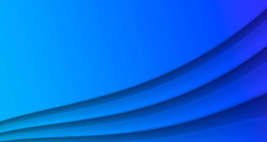 3D dalgalı mavi kapak ve kopya için yer, tasarım ögesi pürüzsüz dalga