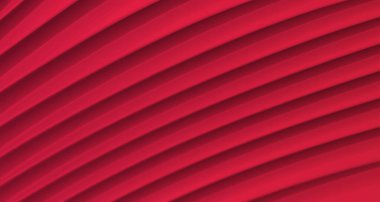 Çizgili basamak dokusu, diyaginal deseni, soyut kapak arkaplanı olan 3d vektör kırmızı arkaplan