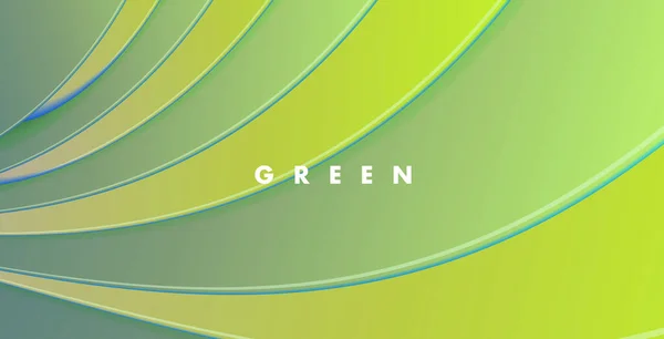 Fond Vert Abstrait Avec Des Couches Formant Texture Doux Fond — Image vectorielle