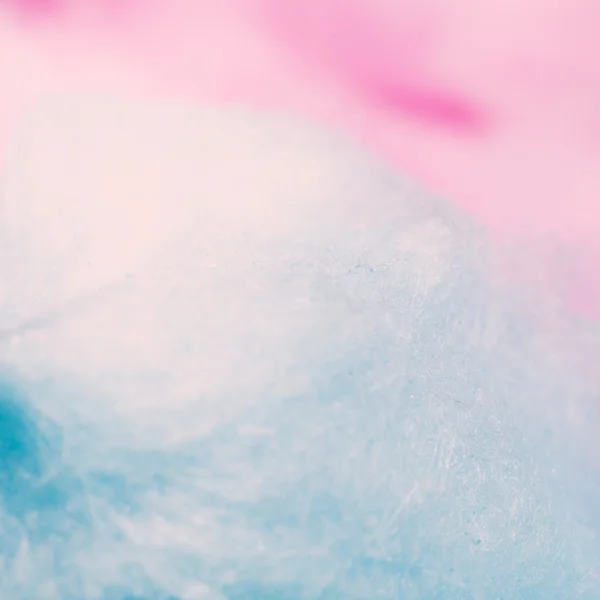 Vintage tone of colorful cotton candy in soft color — Stock Photo, Image
