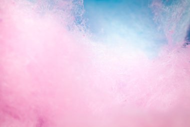 colorful cotton candy in soft color for background clipart