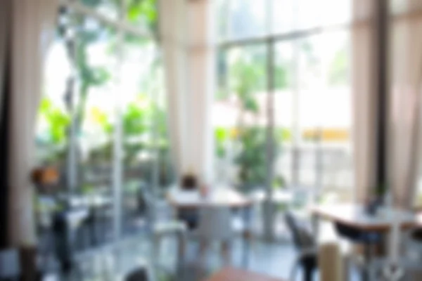 Blurred background : Coffee shop blur background with bokeh — Stock Photo, Image