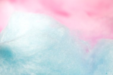 colorful cotton candy in soft color for background clipart