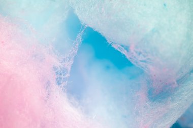 colorful cotton candy in soft color for background