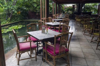 Bangkok, Tayland - Aralık 23 Ağustos 2014: Jim restoranda 