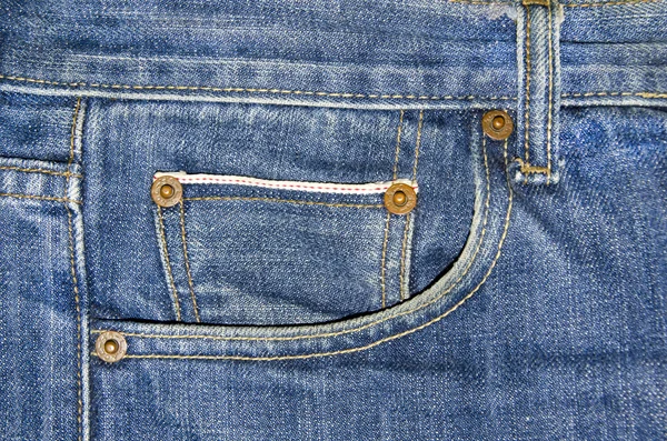 Blauwe jean textuur — Stockfoto