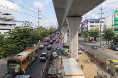 Bangkok, Tayland-11 Kasım 2014: Tayland Bangkok Street Sc