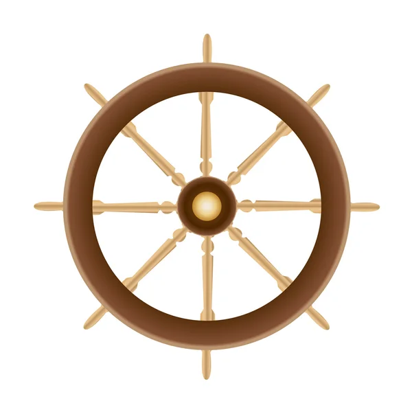 Barco de madera Buques Volante — Vector de stock