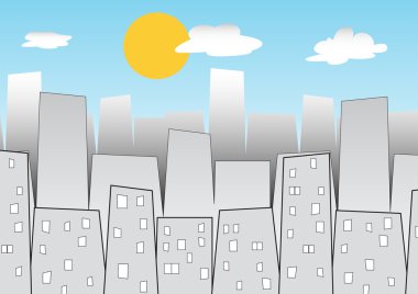 gündüz şehir arka plan manzara