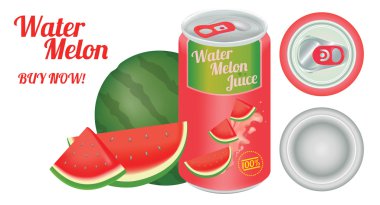 Su kavun suyu beyaz bir arka plan üzerinde