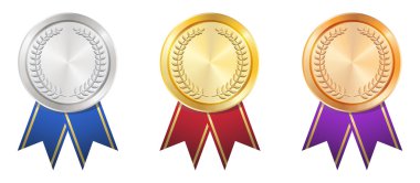 Altın gümüş Tunç rozeti