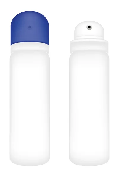 Frasco de spray contenedor blanco — Vector de stock