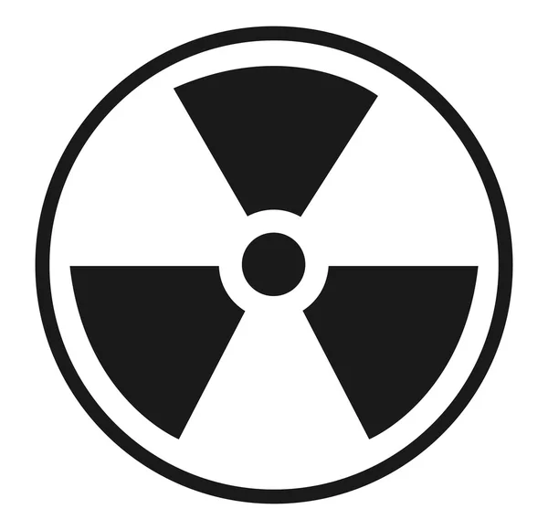 A Radioactive icon — Stock Vector