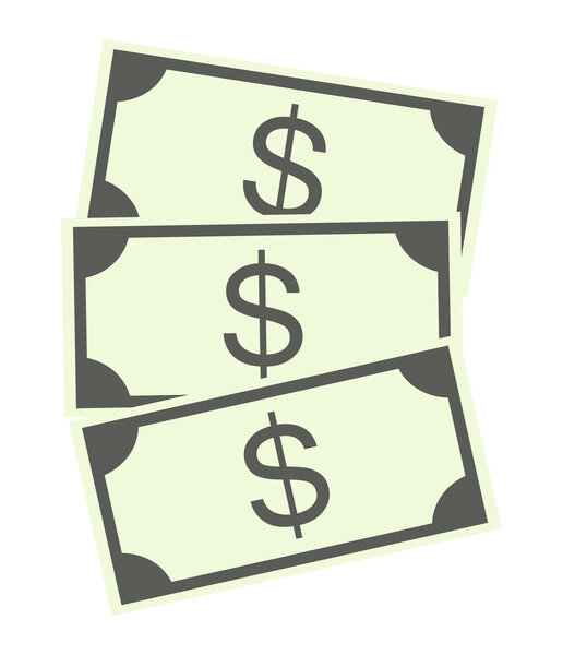 dollar banknotes vector