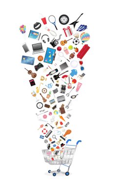 Genel alışveriş nesnesi ile bir alışveriş sepeti