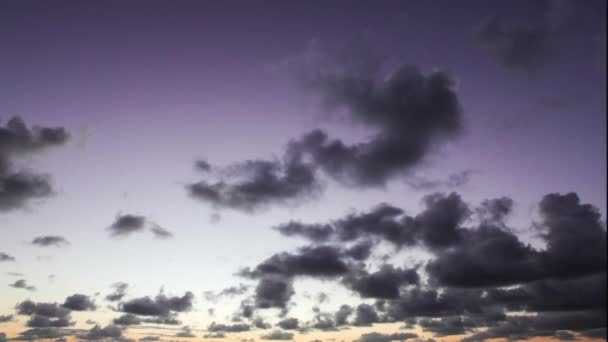 Hermoso paisaje nublado lapso de tiempo de vídeo — Vídeo de stock