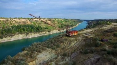 Anteni: bir taş ocağı dev madencilik Ekskavatör